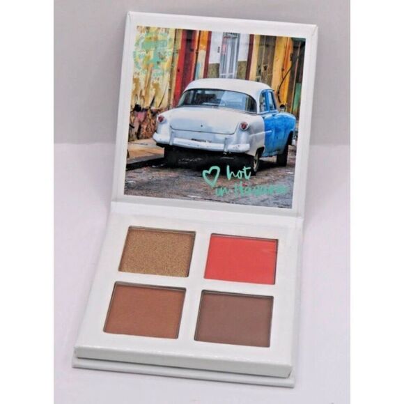 BH COSMETICS - NWT - Set of 2 Hot in Havana Face Quad. So Cute & Versatile & NWT - Picture 5 of 16